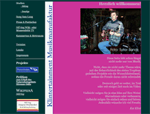 Tablet Screenshot of klintertainment.de